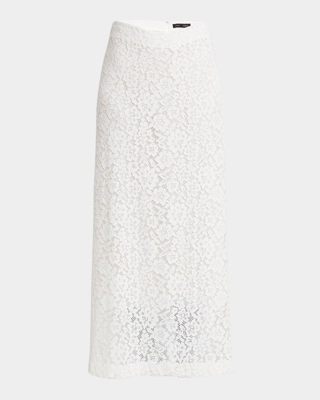 Jasmine Long Stretch Lace Skirt